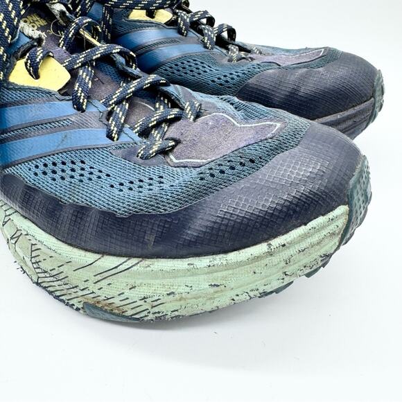 Hoka Women's Speedgoat 3 Trail Running Athletic Comfort Sneaker Shoe Blue Size 9 - Picture 2 of 12